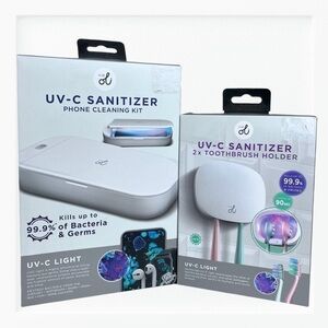 NWT Vie Oli UV-C Sanitizer Phone and Toothbrush Duo